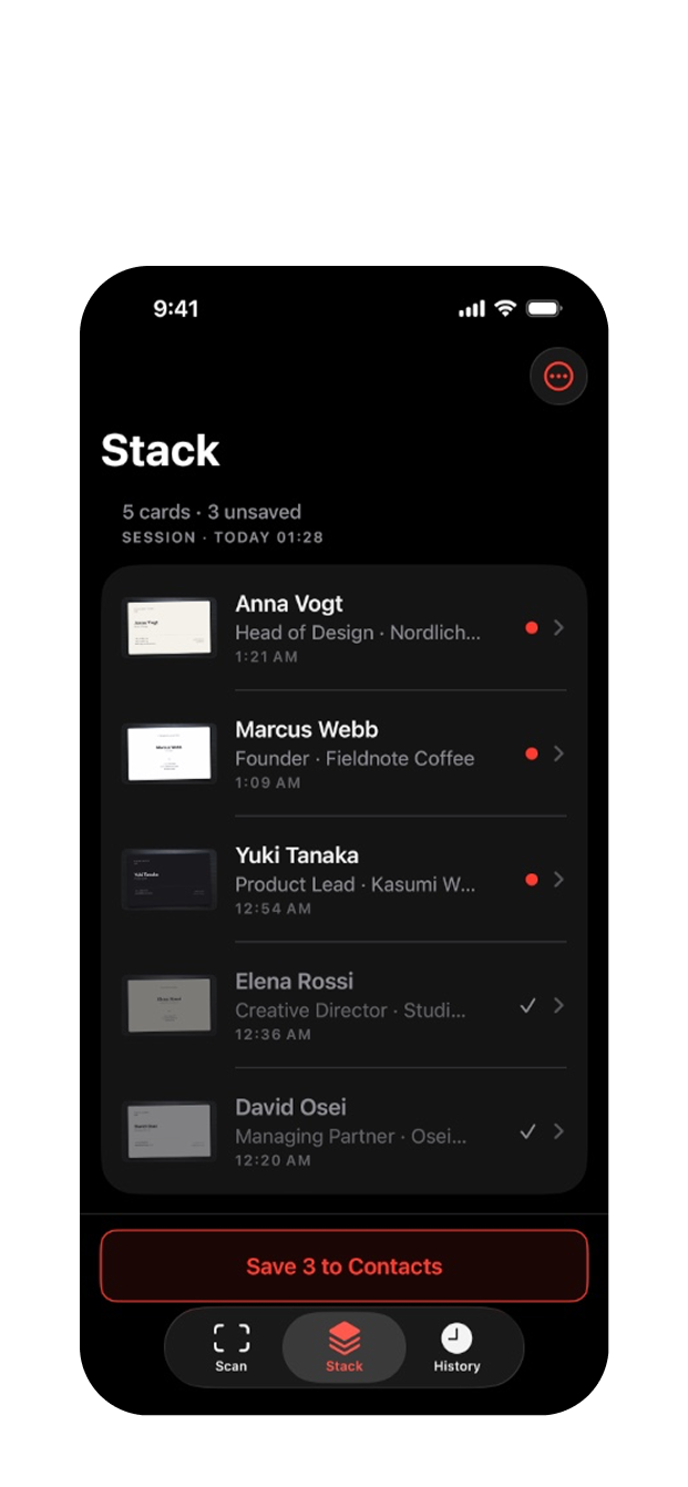 Save Directly to Apple Contacts Save Directly to Apple Contacts