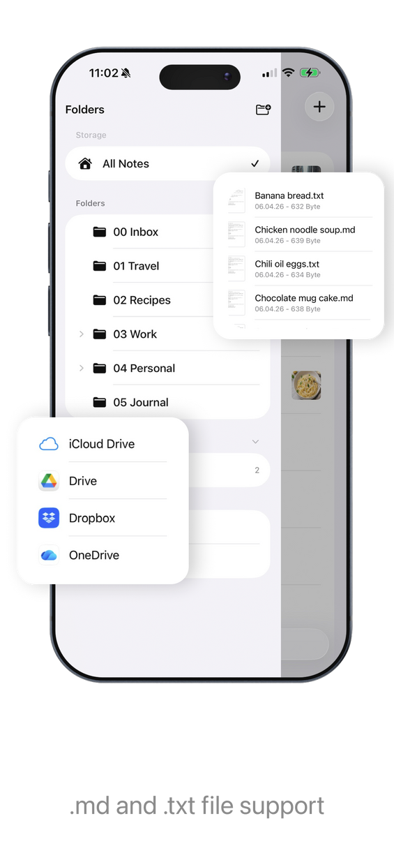 md and txt files on own storage md and txt files on own storage